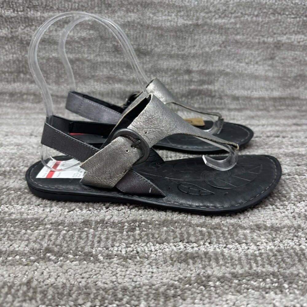 Boc Born Kasia Women’s Thong Sandals Metallic Size 6M New No Box